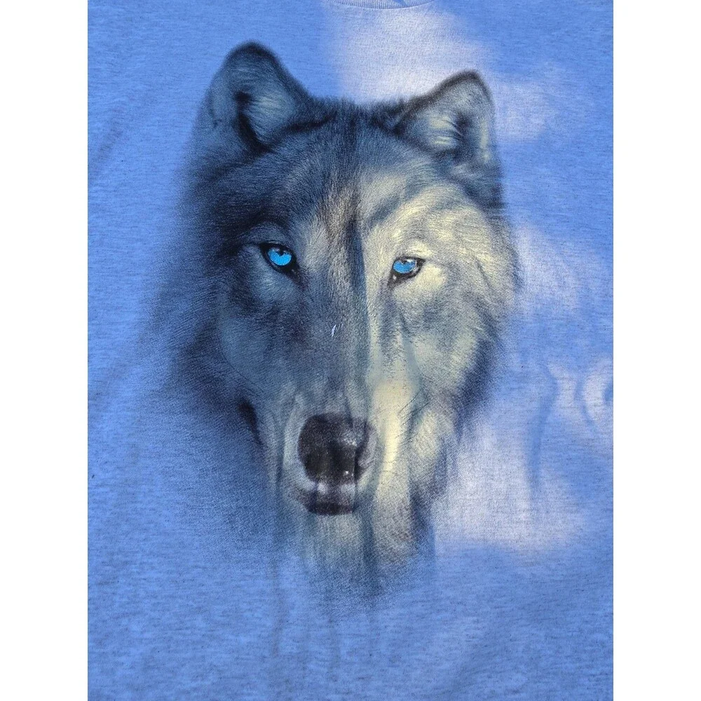 Vintage Wolf T-shirt On The Delta Pro Weight Tag Very Good Condition